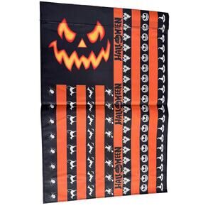 NWT Happy Halloween Spooky Garden Flag Double Sided Polyester 12 x 18